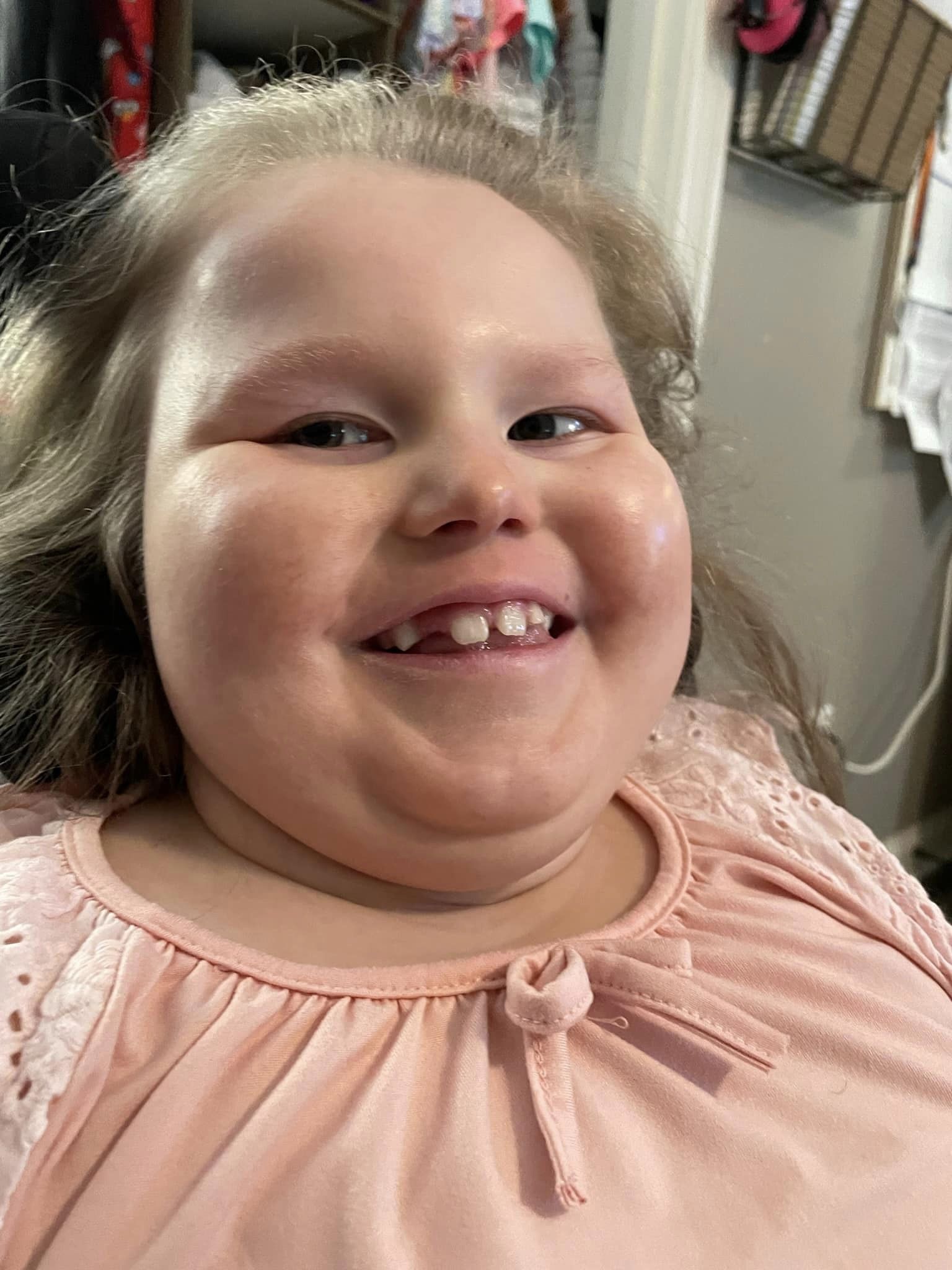 Arrayah smiling brightly